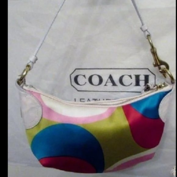 Coach Scarf Print Kaidee Mini Satchel - Picture 2 of 4
